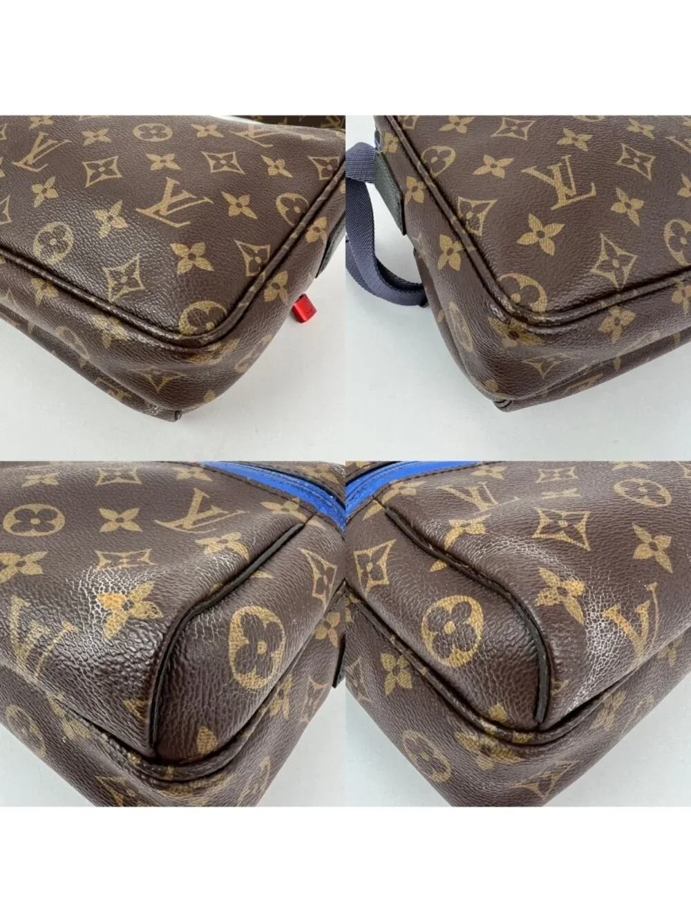 Louis Vuitton Monogram Outdoor Blue Messenger Bag
